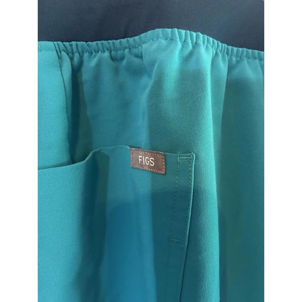Figs Zamora High Waist Joggers Scrub Pants Womens 6XL 1SW200002 PO 4123 Teal - Picture 3 of 6